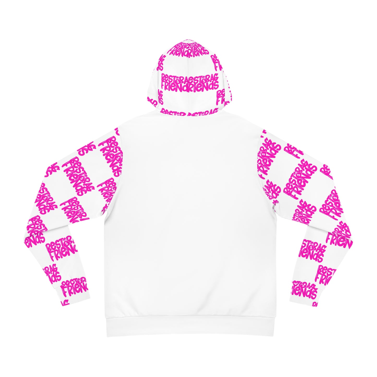 Best Bag Friends Hoodie in Checkered White
