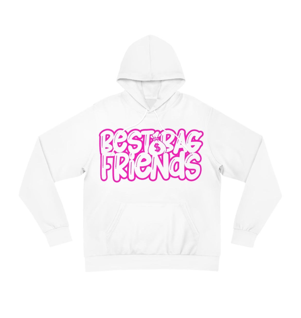 Best Bag Friends Hoodie in White